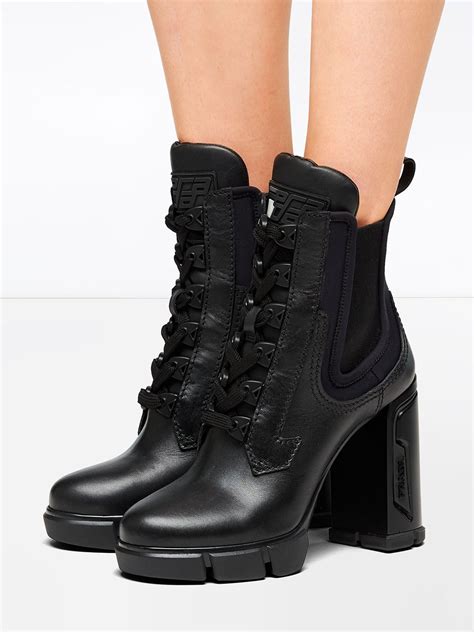 precio botas prada|chunky boots Prada.